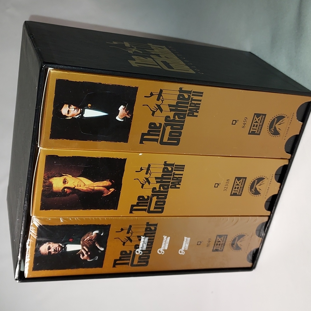 Godfather Trilogy VHS Box Set Part 1 - 2 - 3